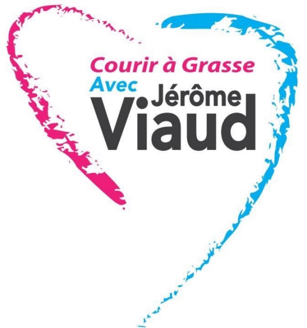 Courir à Grasse avec JV logo